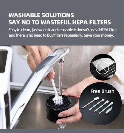 Airdog Good Air in Car Wireless Air Purifier Foldable with Reusable Filter