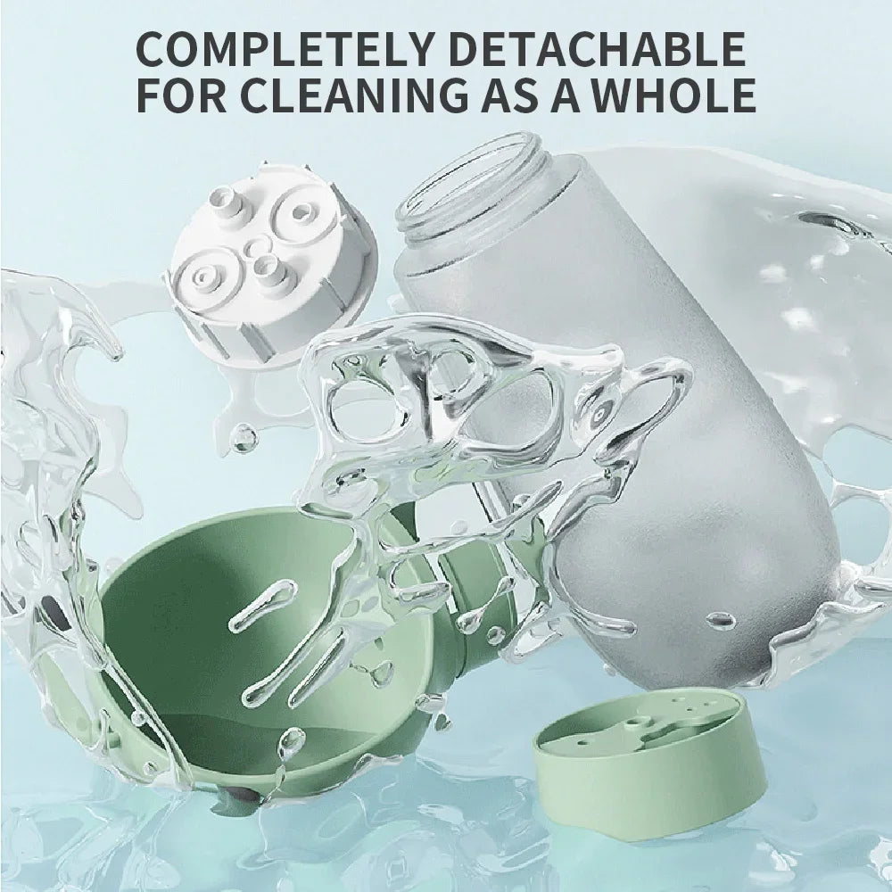 Portable Dog Water Bottle with Food Dispenser