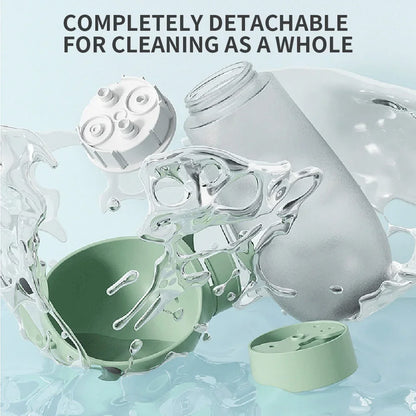 Portable Dog Water Bottle with Food Dispenser